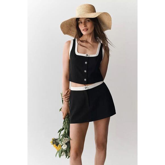 ASTR The Label Rory Crop Tank & Rory Contrast-Trim Skort Set size S NWT - Picture 1 of 8